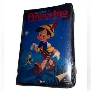 PINOCCHIO WALT DISNEY BETA TAPE NEVER OPENED